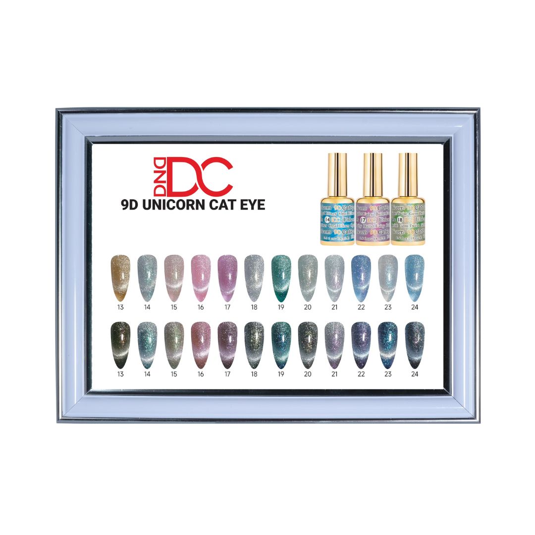 DC Framed Color Chart — 9D Cat Eye Unicorn – DND Gel
