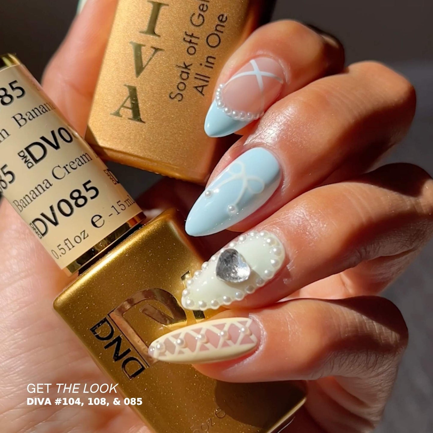 Nail Crystal Kit Heart #02