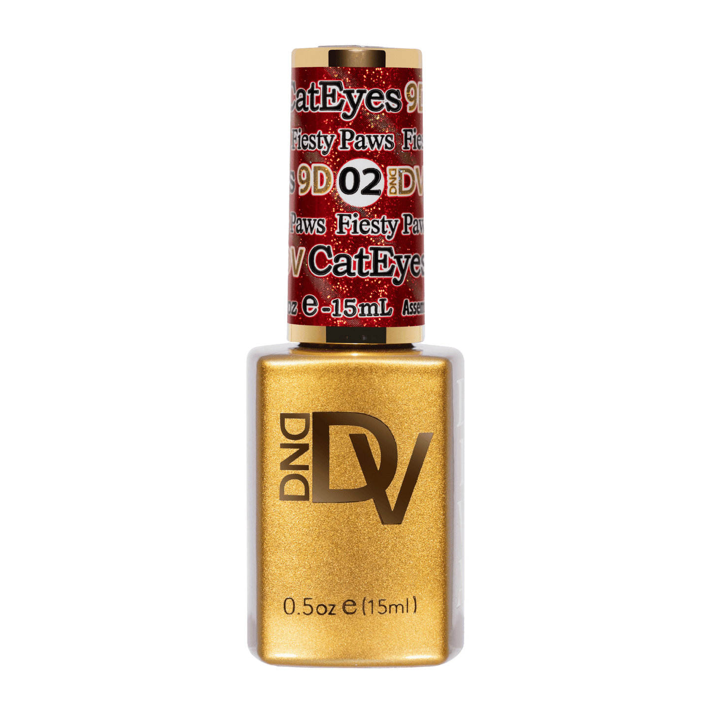DIVA 9D Cat Eye Glassball #02 - Fiesty Paws