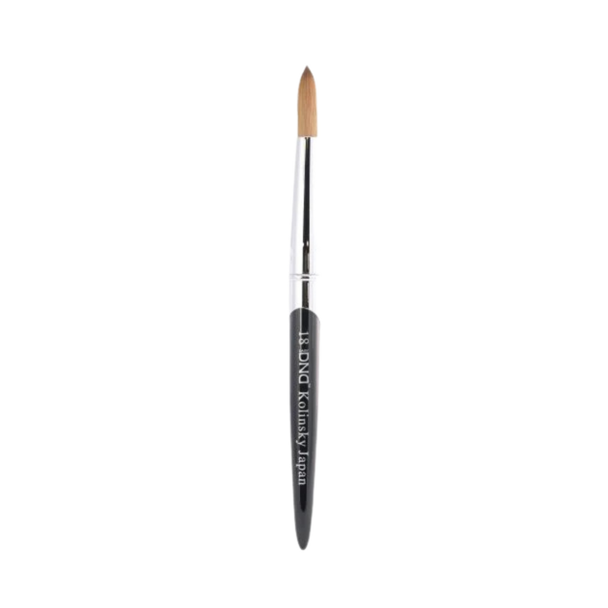 DND Acrylic Brush #18, nail brush tool on white background