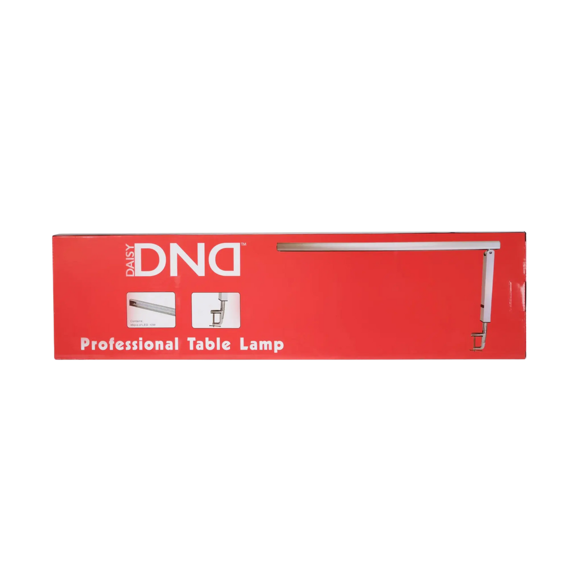 Red packaging box for the DND Daisy Professional Table Lamp