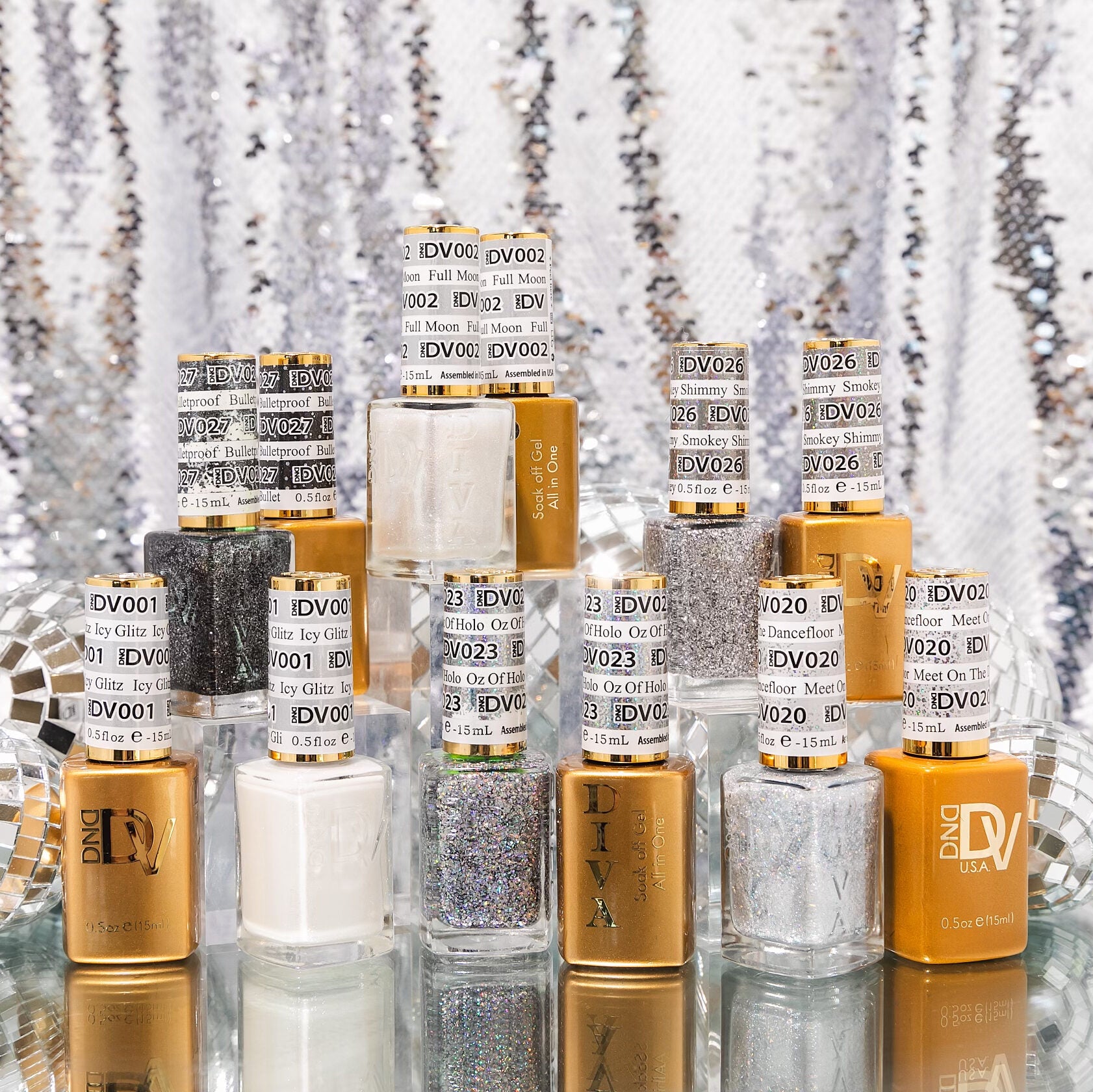 DIVA Mirrorball Collection - 36 Set – DND Gel