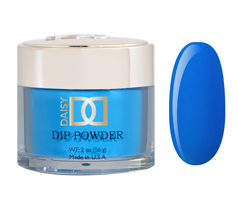 DND Dap Dip Powder #433 jar with blue powder and color chip