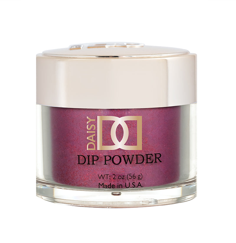 DND Dap Dip Powder #548 jar with dark maroon powder