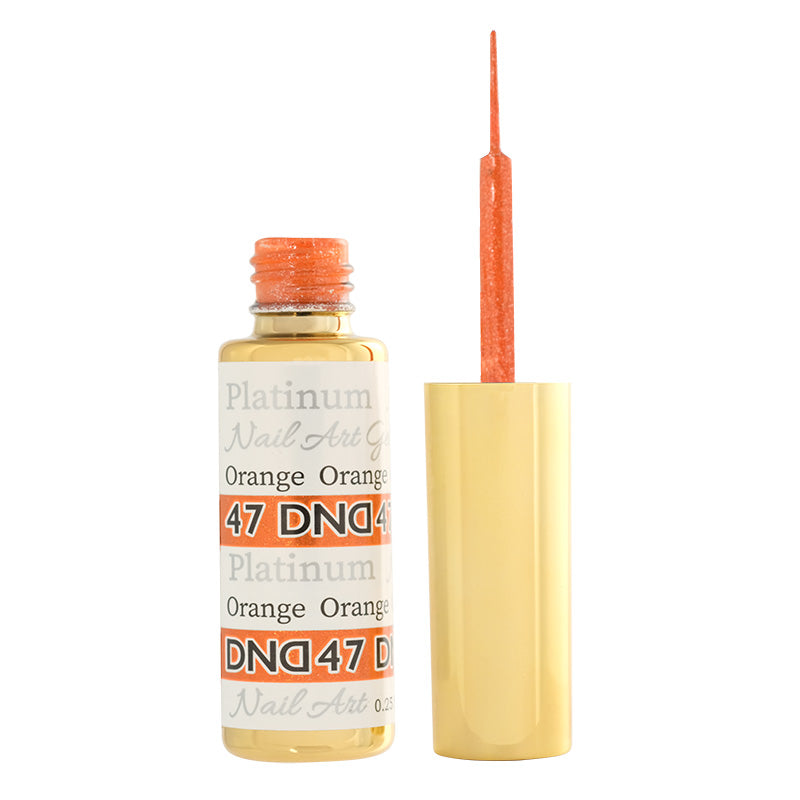 DND47 - Platinum Orange Gel Art Liner – DND Gel