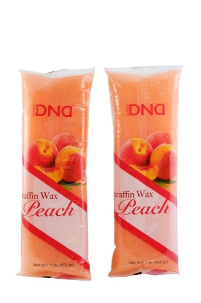 Two DND paraffin wax blocks, peach scent