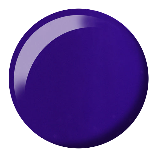 Dot swatch of DND #763 Ultra Violet gel polish in purple