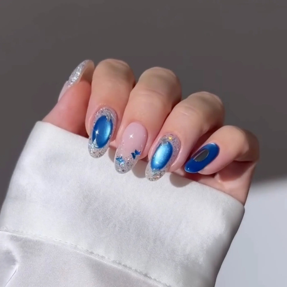 Nail Art Glitter - Iridescent Butterfly #1