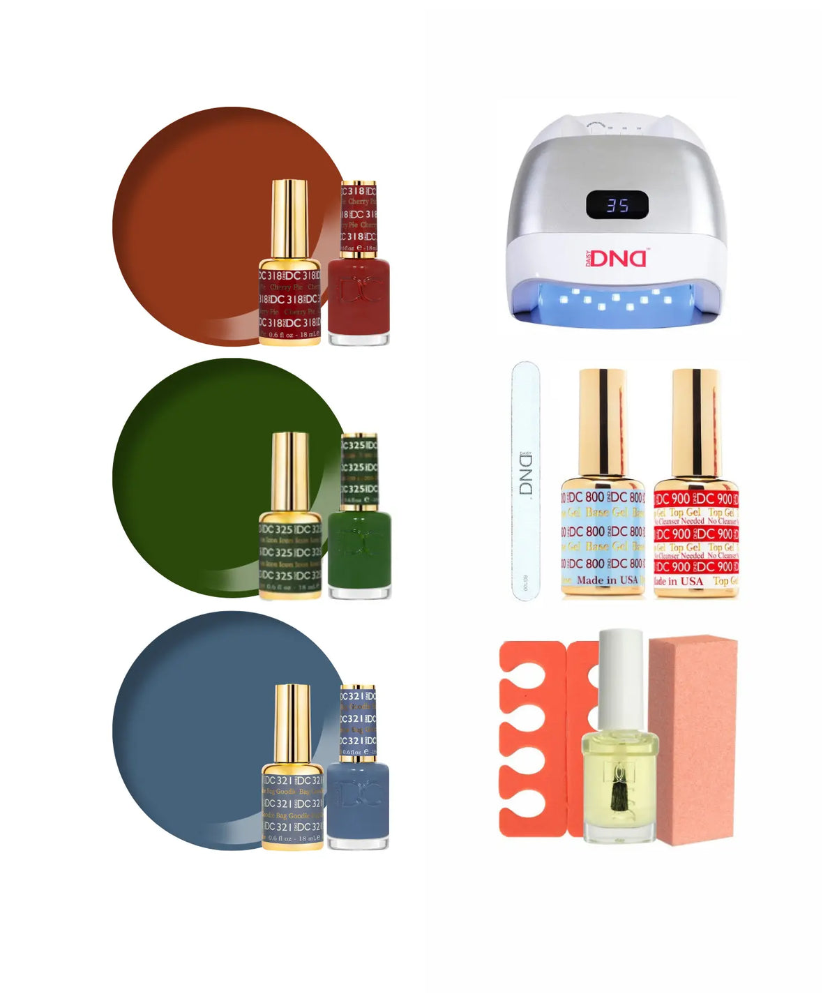 FallerPuff Girls Gel Polish Starter Kit