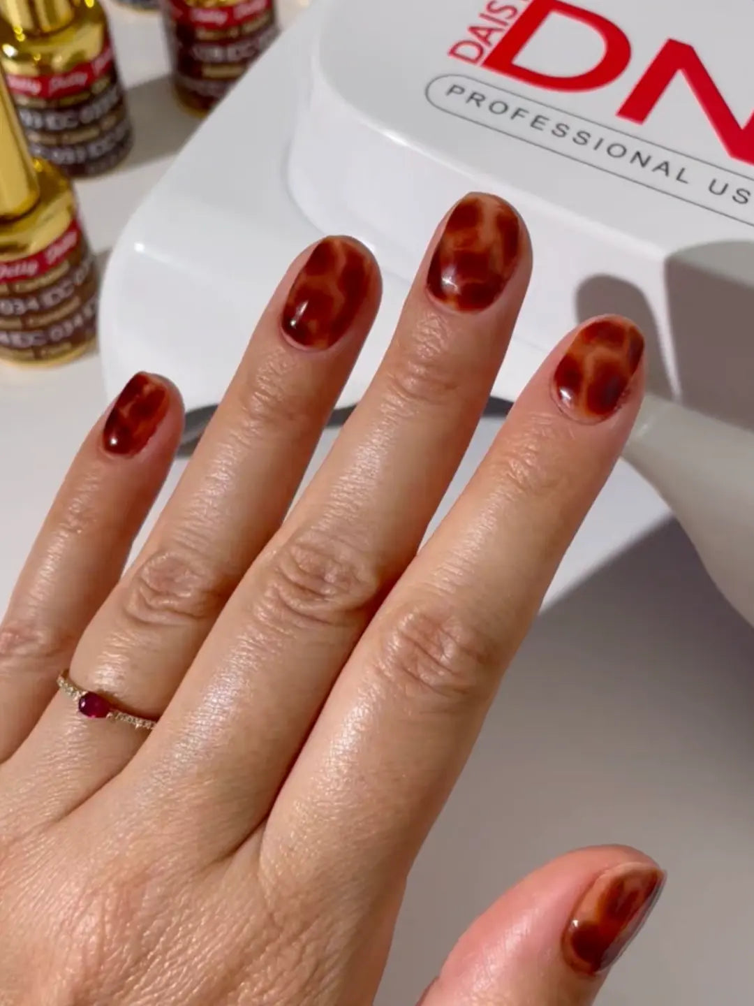 Tortoiseshell Jelly Nail Set