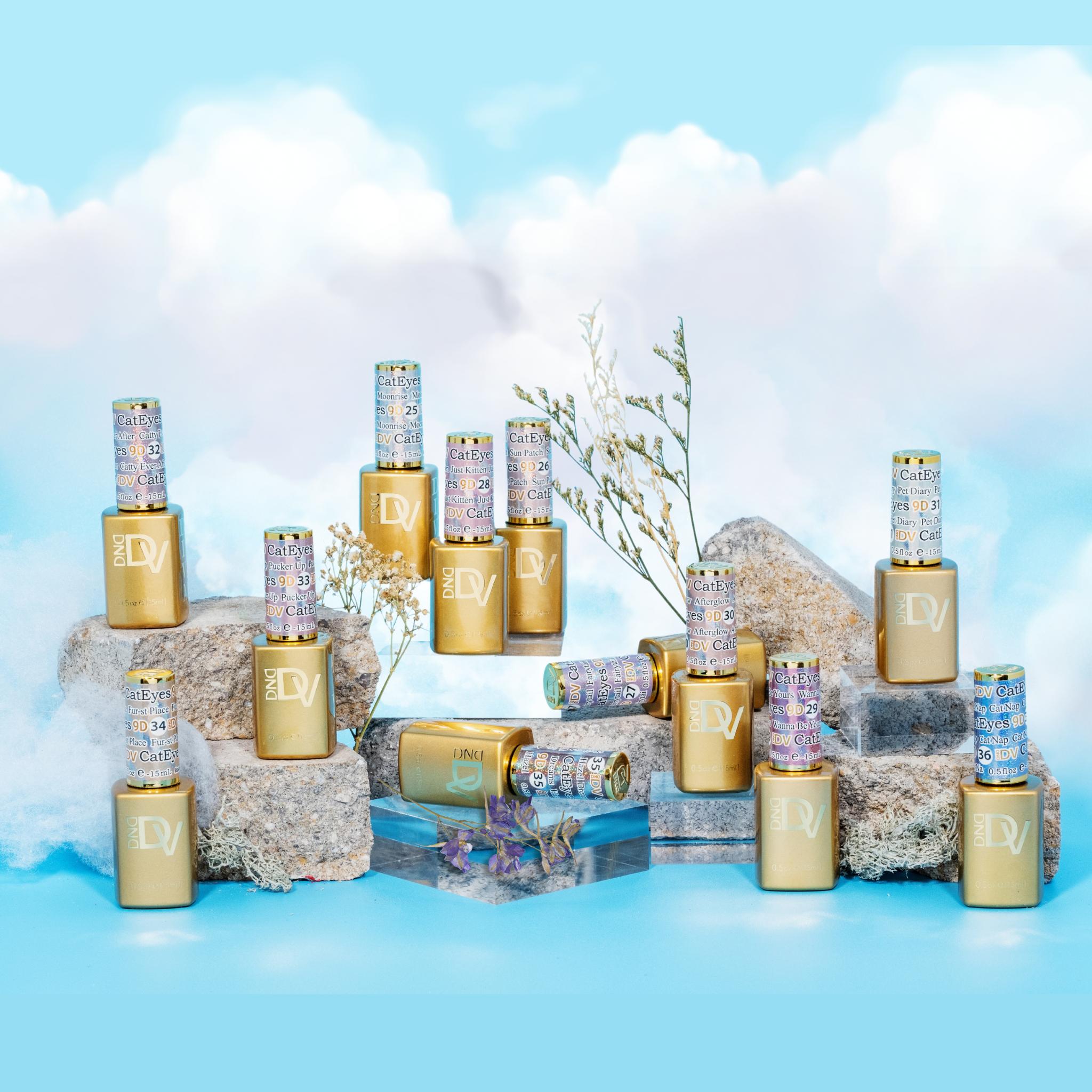 D・Cosmetics DIVA 9D Cat Eye Daydream — 12 Set – DND Gel