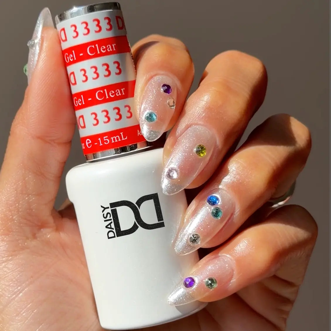 DND Chrome Base Gel #3333 - Clear