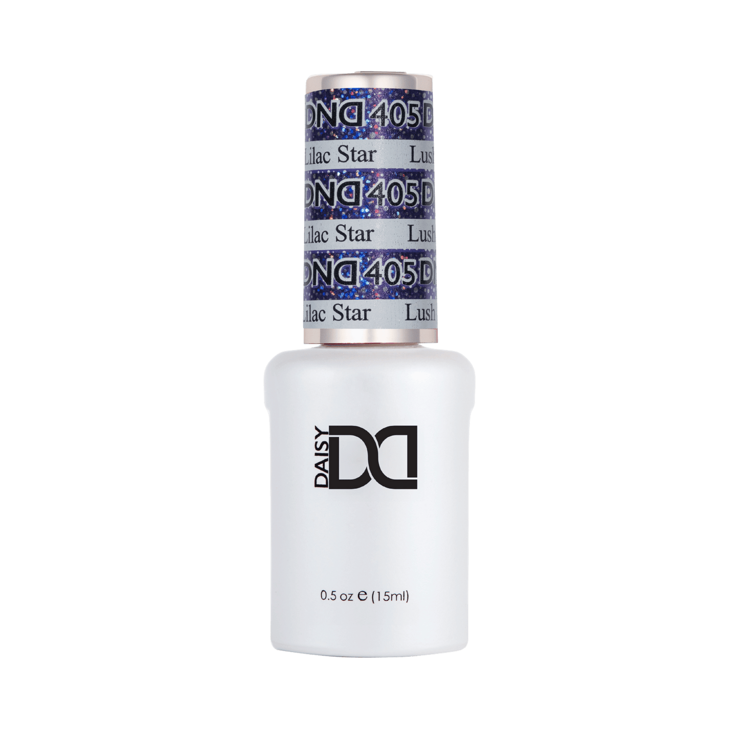 gel nail polish in a white bottle for Lush Lilac Star 