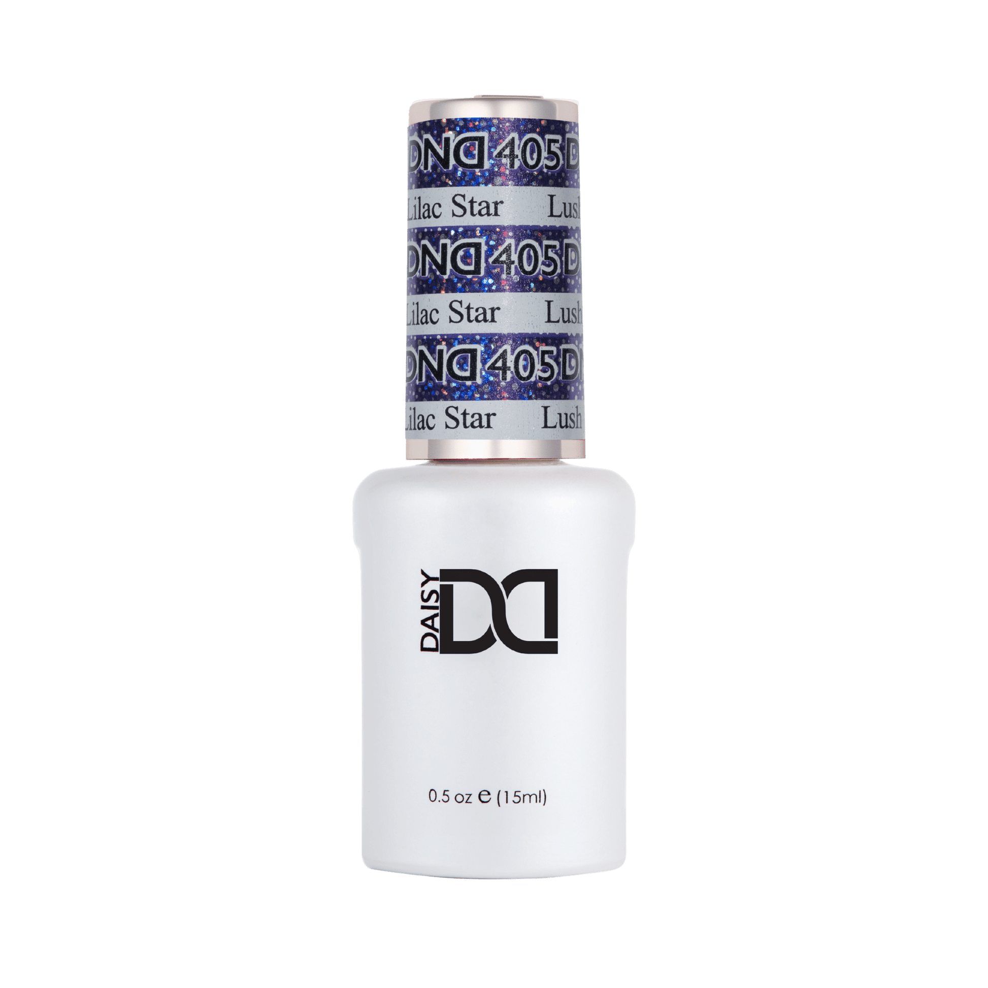 gel nail polish in a white bottle for Lush Lilac Star 