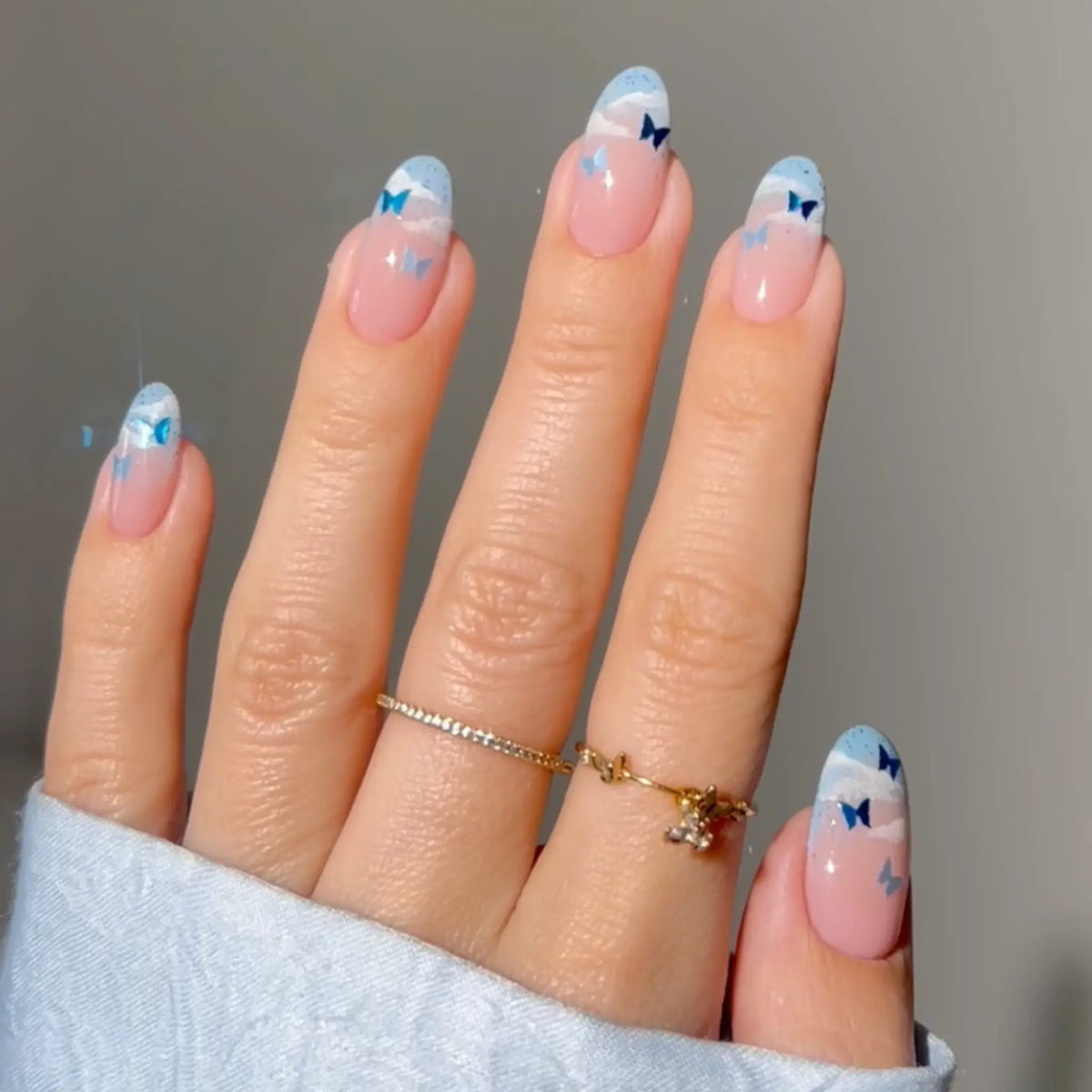 Nail Art Glitter - Iridescent Butterfly #1