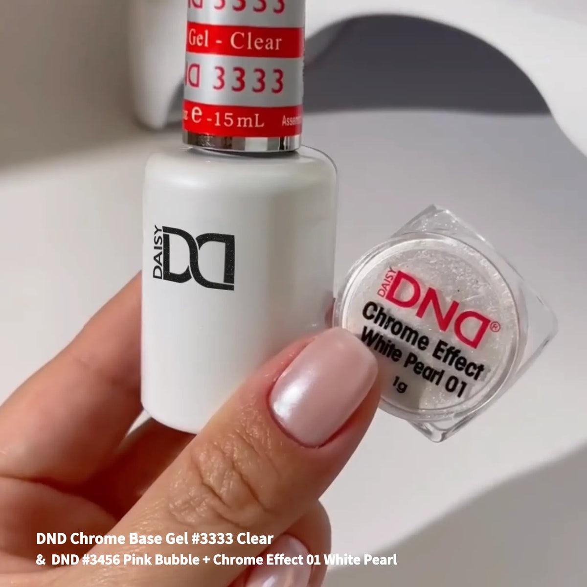 DND Chrome Base Gel 3-Set