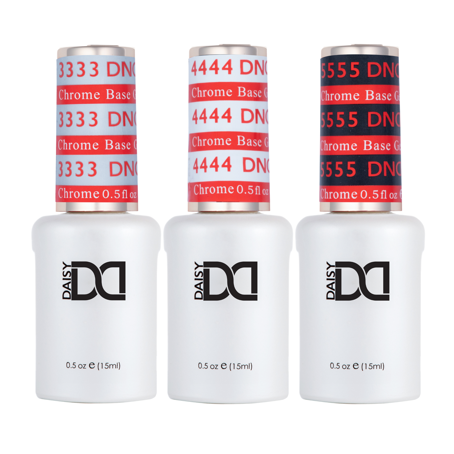 DND Chrome Base Gel Trio