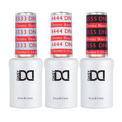 DND Chrome Base Gel Trio