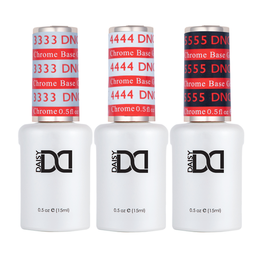 DND Chrome Base Gel Trio