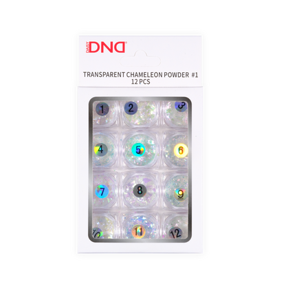DND Transparent Chameleon Powder #1 (12 pcs.)