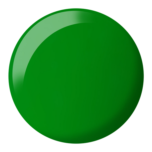Dot swatch of DND #789 Superbounce gel polish in green