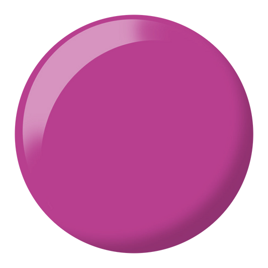 Dot swatch of DND #798 Twister gel polish in magenta purple