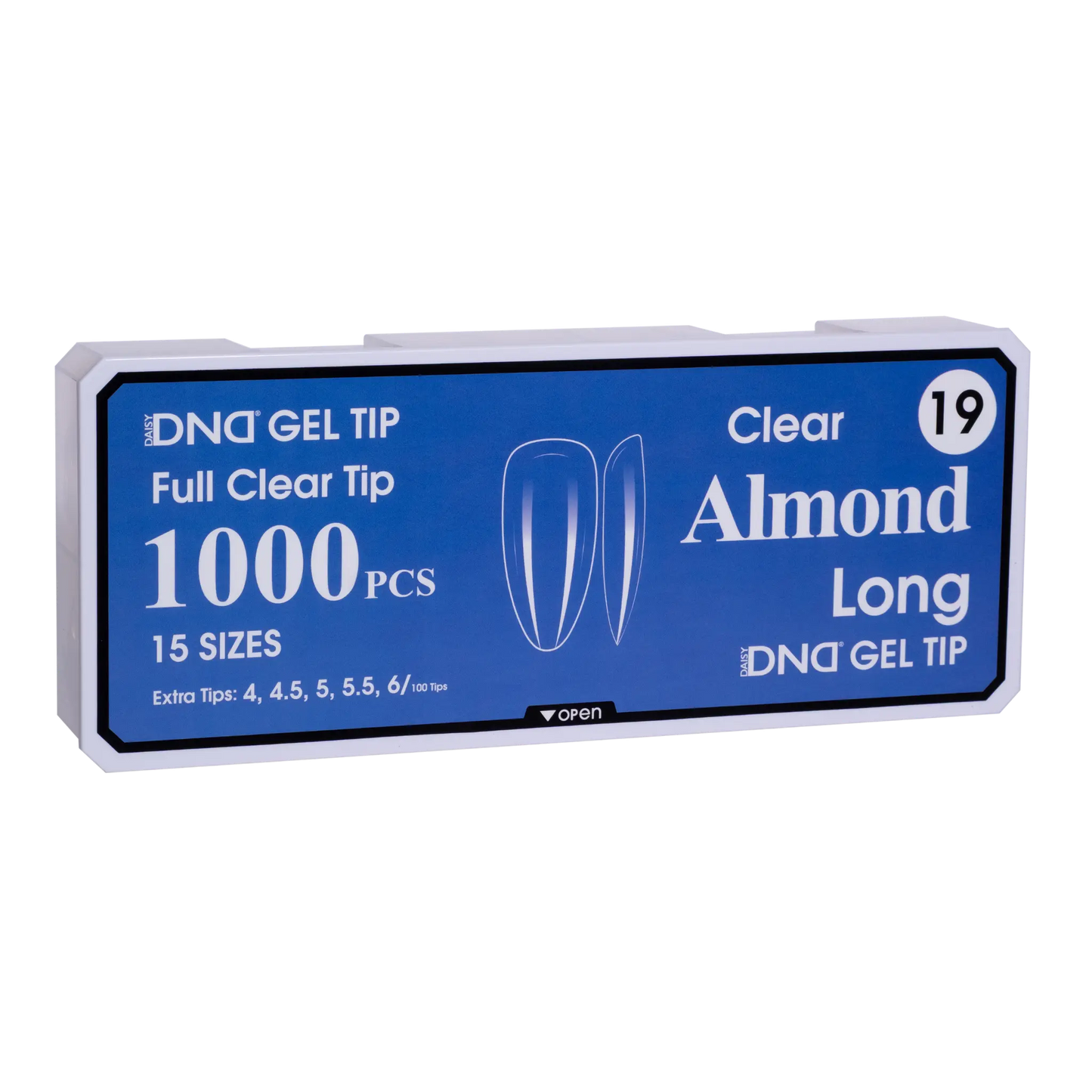 DND Soft Gel Tips - Almond Long #19