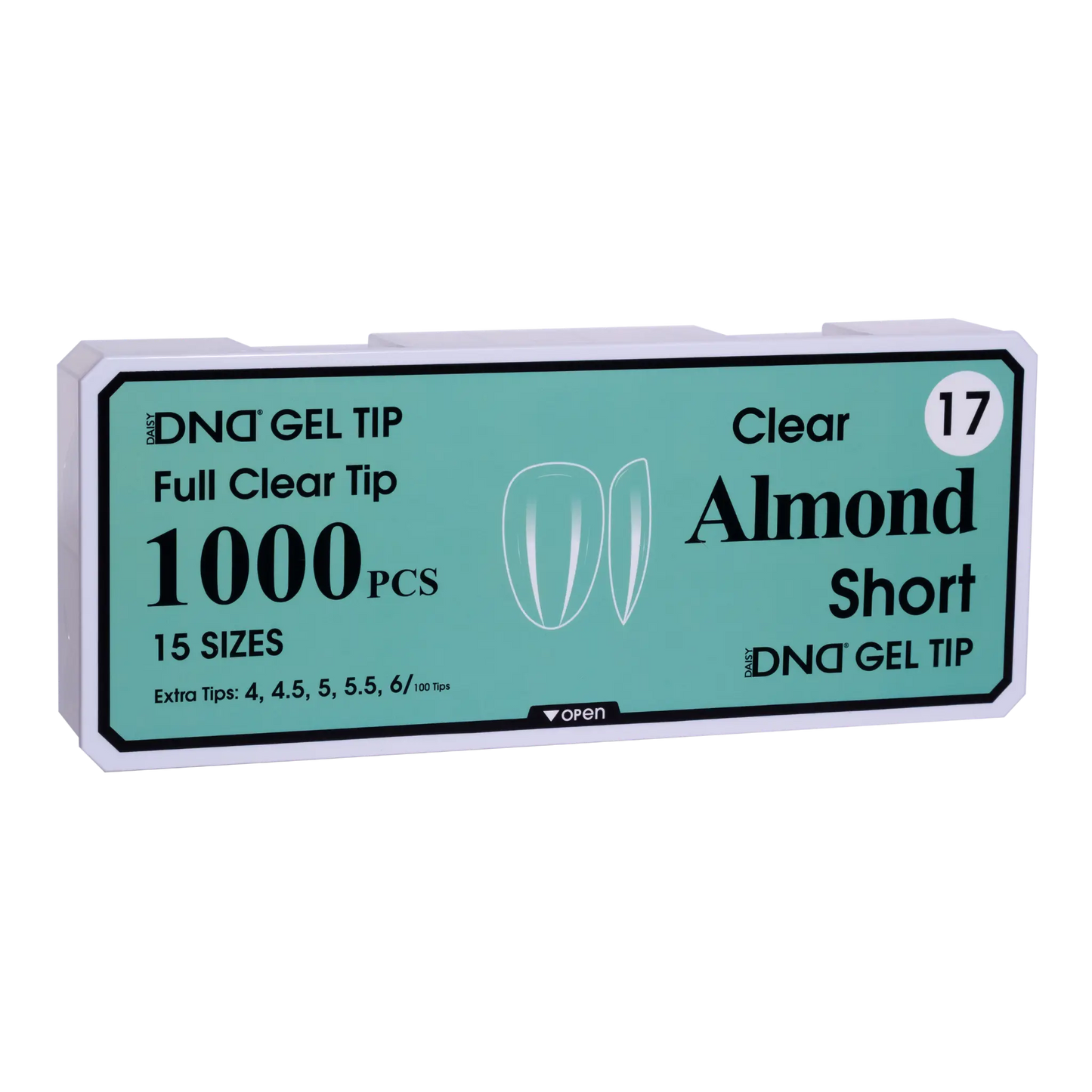 DND Soft Gel Tips - Almond Short #17