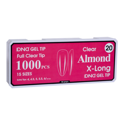 DND Soft Gel Tips - Almond X-Long #20