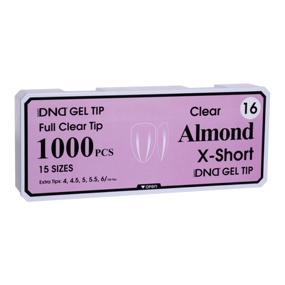 DND Soft Gel Tips - Almond X-Short #16
