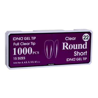 DND Soft Gel Tips - Round Short #22