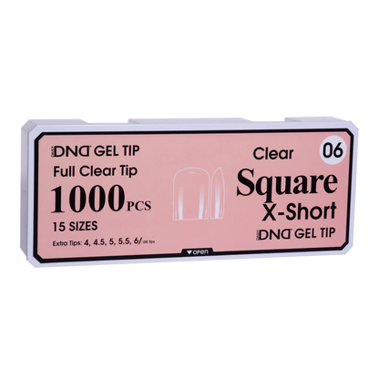 DND Soft Gel Tips - Square X-Short #06