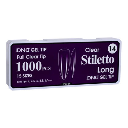 DND Soft Gel Tips - Stiletto Long #14
