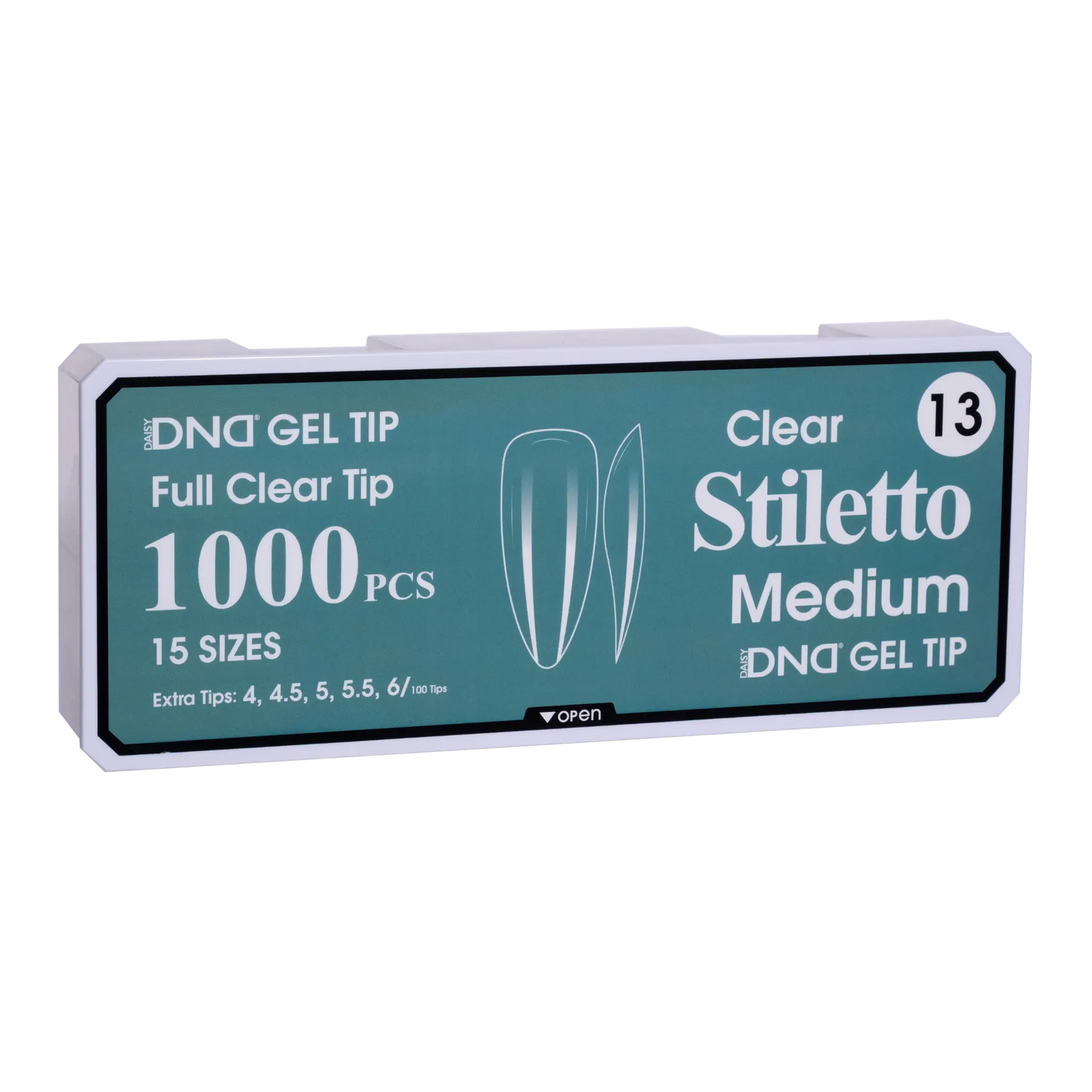 DND Soft Gel Tips - Stiletto Medium #13