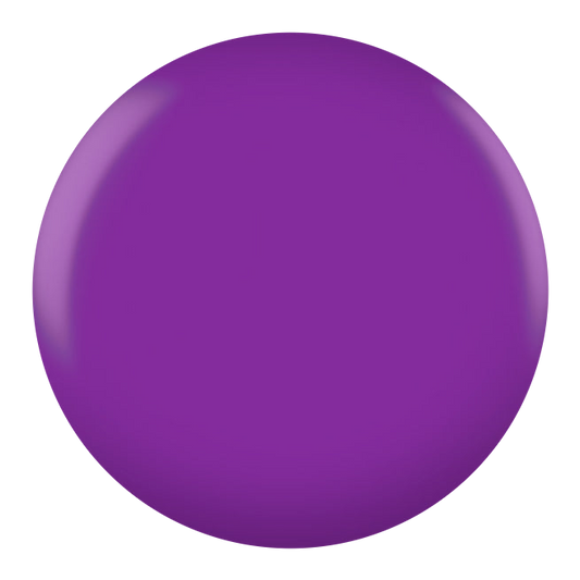 Dot swatch of DND #003 Blue Violet gel polish in medium purple