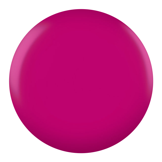 Dot swatch of DND #022 Magenta Rose gel polish in deep magenta