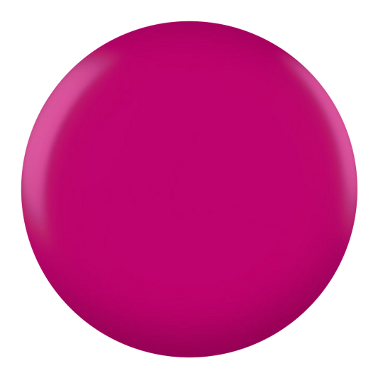 Dot swatch of DND #022 Magenta Rose gel polish in deep magenta