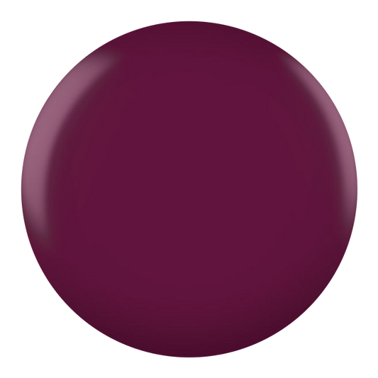 Dot swatch of DND #049 Dazzle Zone gel polish in vivid magenta-pink
