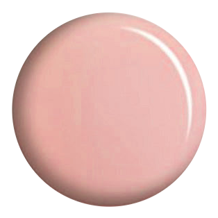 Dot swatch of DC #149 Silky Peach gel polish in pale pink