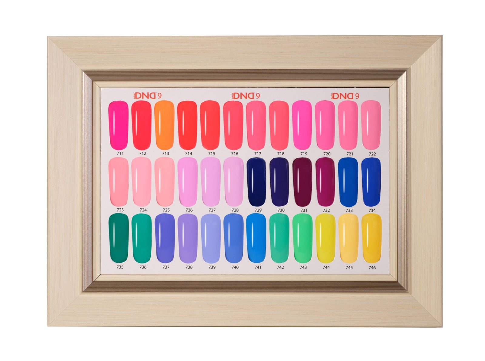 DC/DND Framed Color Charts DND Gel